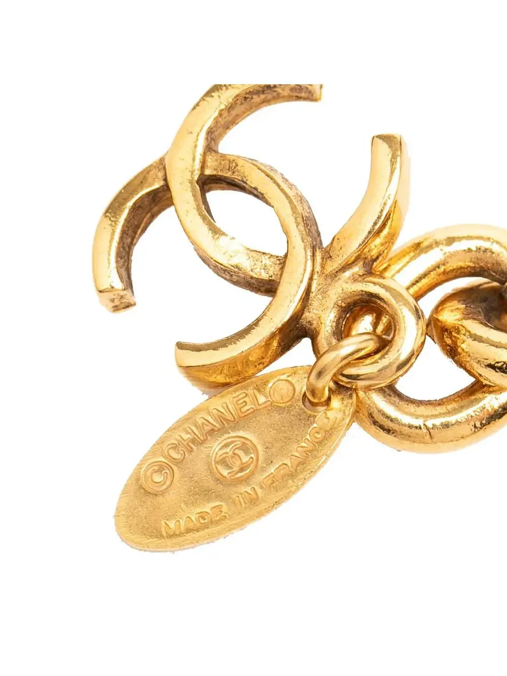 Chanel Cc Gold Plated Sun Medallion #293836C11B